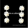 Atacado Bridal Wedding Jewelry Sets Bridal Jóias Colar Brinco Jóias Rhinestone